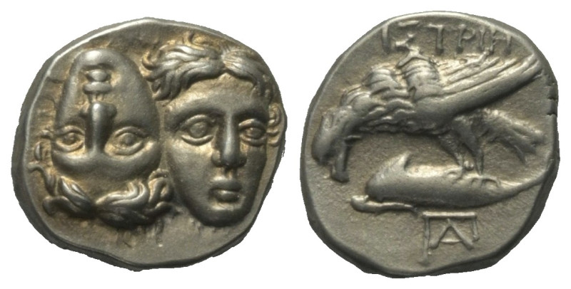 Moesia Inferior. Istros.

 Drachme (Silber). Ca. 280 - 255 v. Chr.
Vs: Zwei j...
