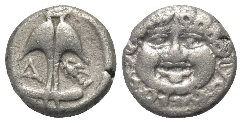 Thrakien. Apollonia Pontika.

 Drachme (Silber). Ca. 4. Jhdt. v. Chr.
Vs: Kop...