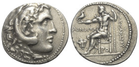 Inseln vor Karien. Rhodos.

 Tetradrachme (Silber). 205 - 190 v. Chr.
Prägung im Namen Alexanders III. des Großen.

Vs: Kopf des jugendlichen Her...