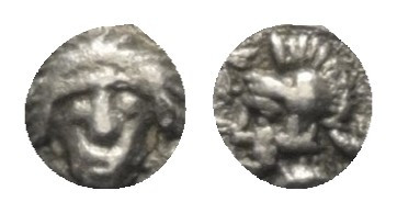 Kilikien. Ungesicherte Münzstätten.

 Tetartemorion (Silber). 4. Jhdt. v. Chr....