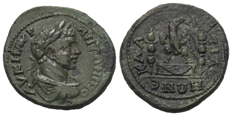 Moesia Inferior. Kallatis. Caracalla (197 - 217 n. Chr.).

 Bronze.
Vs: Büste...
