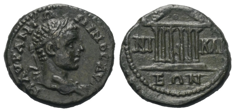 Bithynien. Nikaia. Caracalla (197 - 217 n. Chr.).

 Bronze.
Vs: Drapierte Büs...