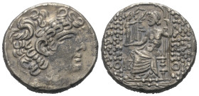 Seleukis und Pierien. Antiochia am Orontes. Posthume Prägung im Namen Philippos I. Philadelphos (95/4 - 76/5 v. Chr.) unter Prokonsul Aulus Gabinius....