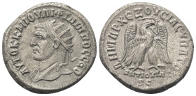 Seleukis und Pierien. Antiochia am Orontes. Philippus I. Arabs (244 - 249 n. Chr.).

 Tetradrachme (Billon). 248 n. Chr.
Vs: Kopf des Philippus I. ...