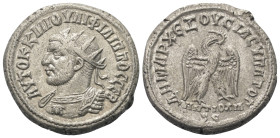 Seleukis und Pierien. Antiochia am Orontes. Philippus I. Arabs (244 - 249 n. Chr.).

 Tetradrachme (Billon). 248 n. Chr.
Vs: Büste in Vorderansicht...