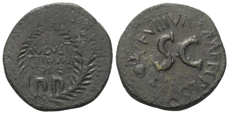 Augustus (31 v. - 14 n. Chr.).

 Dupondius (Messing). 15 v. Chr. Rom.
Vs: Im ...