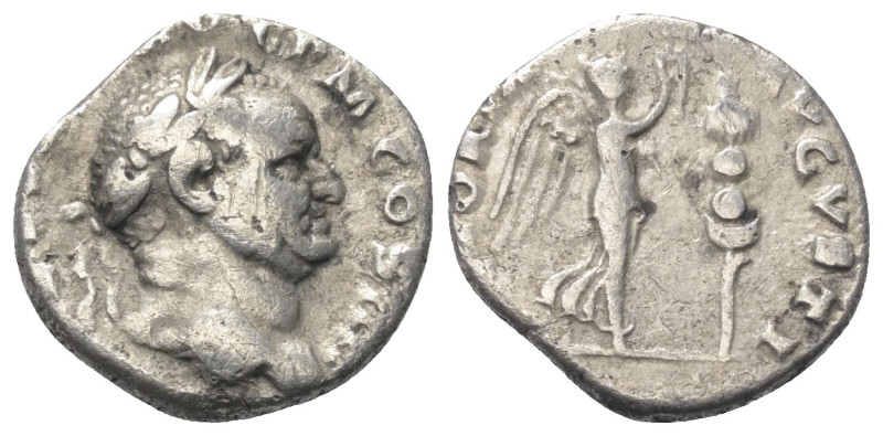Vespasianus (69 - 79 n. Chr.).

 Denar (Silber). 72 - 73 n. Chr. Rom.
Vs: IMP...