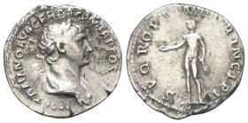 Traianus (98 - 117 n. Chr.).

 Denar (Silber). 112 - 114 n. Chr. Rom.
Vs: IMP TRAIANO AVG GER DAC P M TR P COS VI P P. Büste mit Lorbeerkranz und D...