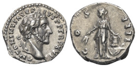 Antoninus Pius (138 - 161 n. Chr.).

 Denar (Silber). 153 - 154 n. Chr. Rom.
Vs: ANTONINVS AVG PIVS P P TR P XVII. Kopf mit Lorbeerkranz rechts.
R...