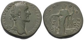 Antoninus Pius (138 - 161 n. Chr.).

 Sesterz (Bronze). 157 - 158 n. Chr. Rom.
Vs: ANTONINVS AVG PIVS P P IMP II. Kopf mit Lorbeerkranz rechts.
Rs...