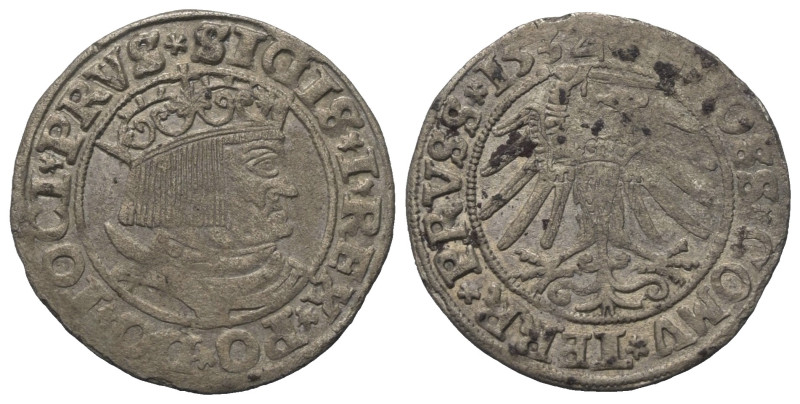 Polen. Westpreussen. Sigismund I. Stary (1506 - 1548).

 Groschen (Silber). 15...