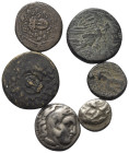 Griechische Münzen - Lots.


Unter anderem: Alexander III. (Königreich Makedonien) / Amisos (Pontos) / Parion (Mysien).

Lot (6 Stück, davon 2x S...