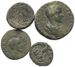 Provinzialrömische Münzen - Lots.


Unter anderem: Kappadokien / Judäa.

Lot (4 Stück): Bronze; 3. Jhdt. n. Chr.

Sehr schön - fast sehr schön....