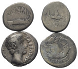 Römische Münzen - Lots. Kaiserzeit.


Lot (2 Stück, Silber): Denare des Marcus Antonius (32 - 31 v. Chr.) und Augustus (31 v. - 14 n. Chr.)

Pati...