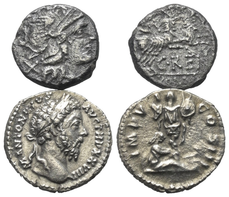 Römische Münzen - Lots. Kaiserzeit.


Lot (2 Stück, Silber): ein republikanis...