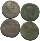 Römische Münzen - Lots. Kaiserzeit.


Lot (4 Stück, Bronze): Sesterzen des Galba (68 - 69 n. Chr.), Domitianus (81 - 96 n. Chr.) und Nerva (96 - 98...