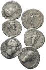 Römische Münzen - Lots. Kaiserzeit.


Lot (6 Stück, Silber): Kaiserzeitliche Denare. 
Traianus (98 - 117 n. Chr.), Hadrianus (117 - 138 n. Chr.), ...