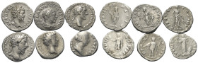 Römische Münzen - Lots. Kaiserzeit.


Lot (6 Stück, Silber): Kaiserzeitliche Denare. Unter anderem: Faustina I. (gest. 141 n. Chr.), Marcus Aureliu...