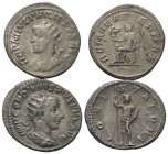 Römische Münzen - Lots. Kaiserzeit.


Lot (2 Stück, Silber): Antoniniane des Gordianus III. (238 - 244 n. Chr.) und Philippus I. Arabs (244 - 249 n...