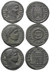 Römische Münzen - Lots. Kaiserzeit.


Lot (3 Stück, Bronze): Follis des Constantinus I. (307 - 337 n. Chr.).

Fast vorzüglich / vorzüglich.

Ve...