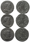 Römische Münzen - Lots. Kaiserzeit.


Lot (3 Stück, Bronze): Antoniniane des Licinius I. (308 - 324 n. Chr.).

Fast vorzüglich / vorzüglich.

V...