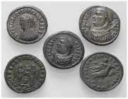Römische Münzen - Lots. Kaiserzeit.


Lot (5 Stück, Bronze): Follis des Licinius I. (308 - 324 n. Chr.).

Fast vorzüglich / vorzüglich.

Verkau...