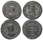 Römische Münzen - Lots. Kaiserzeit.


Lot (2 Stück, Bronze): Follis des Licinius II. (317 - 324 n. Chr.).

Fast vorzüglich.

Verkauft wie beseh...
