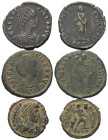 Römische Münzen - Lots. Kaiserzeit.


Lot (3 Stück, Bronze): Kleinbronzen des Valens (364 - 378 n. Chr.) und der Aelia Flaccilla (gest. 388 n. Chr....