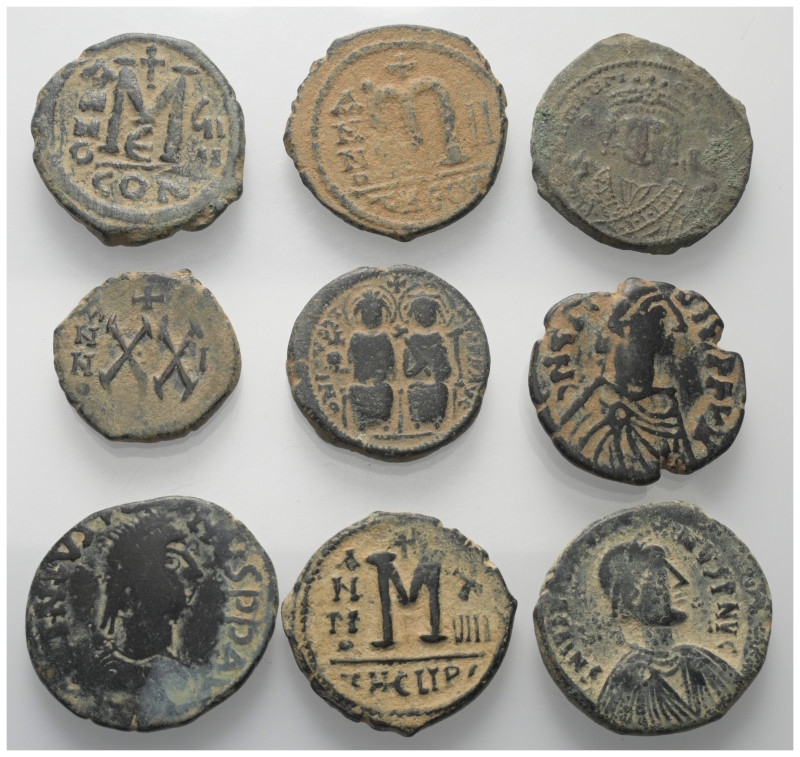 Byzantinische Münzen - Lots.


Verschiedene Herrscher.

Lot (9 Stück, Bronz...