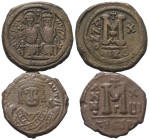 Byzantinische Münzen - Lots.


Verschiedene Herrscher.

Lot (2 Stück, Bronze): ca. 6. - 7. Jhdt. n. Chr.

Sehr schön - fast sehr schön.

Verk...