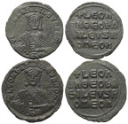Byzantinische Münzen - Lots.


Leo VI. (886 - 912 n. Chr.)

Lot (2 Stück, Bronze).

Sehr schön - fast sehr schön.

Verkauft wie besehen, kein...