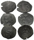 Byzantinische Münzen - Lots.


Verschiedene Herrscher.

Lot (3 Stück, Kupfer): verschiedene Nominale, ca. 12. - 13. Jhdt. n. Chr.

Sehr schön....