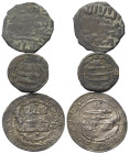Islam - Lots.


Islam. Gemischt.
Samaniden. Isma'il bin Ahmad (279 - 295 H. / 892 - 907).

Lot (3 Stück, Silber/Kupfer): Dirham 284 H. Esh-Shash...