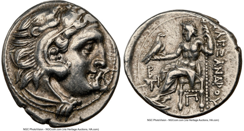 MACEDONIAN KINGDOM. Alexander III the Great (336-323 BC). AR drachm (18mm, 4.16 ...