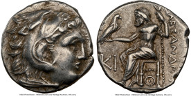 MACEDONIAN KINGDOM. Alexander III the Great (336-323 BC). AR drachm (16mm, 4.07 gm, 6h). NGC XF 4/5 - 4/5. Posthumous issue of Lampsacus, ca. 310-301 ...