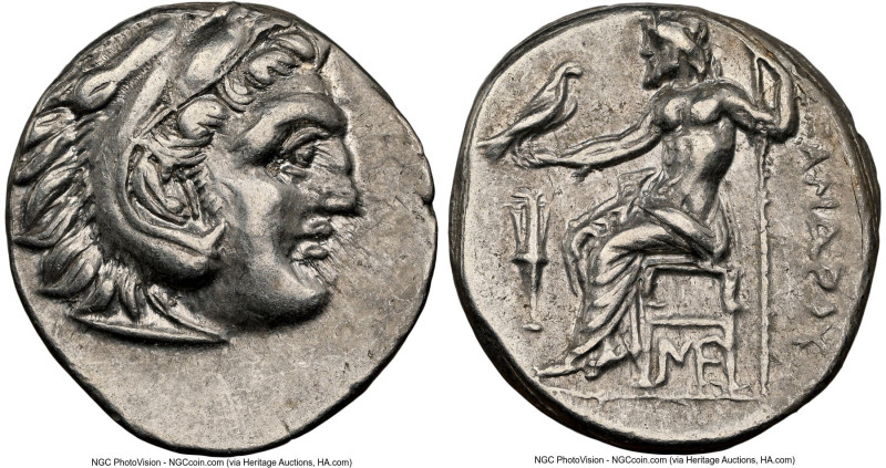 MACEDONIAN KINGDOM. Alexander III the Great (336-323 BC). AR drachm (17mm, 7h). ...