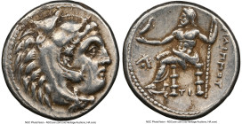 MACEDONIAN KINGDOM. Philip III Arrhidaeus (323-317 BC). AR drachm (16mm, 12h). NGC Choice VF. Sardes, under Menander or Kleitos, ca. 323-319/8 BC. Hea...