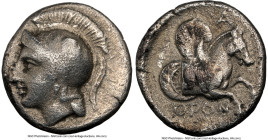 MYSIA. Orantes, Satrap of Mysia (ca. 357-352 BC). AR tetrobol (13mm, 11h). NGC Choice Fine. Adramyteum. Ηead of Athena left, wearing crested Attic hel...