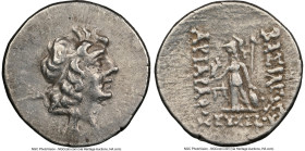 CAPPADOCIAN KINGDOM. Ariarathes IX Eusebes Philopater (ca. 101-85 BC). AR drachm (17mm, 4.12 gm, 12h). NGC Choice VF 4/5 - 3/5, brushed. Eusebeia unde...