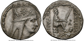 ARMENIAN KINGDOM. Tigranes II the Great (95-56 BC). AR tetradrachm (26mm, 15.88 gm, 1h). NGC Choice AU 5/5 - 4/5. Tigranocerta, ca. 83-70 BC. Diademed...