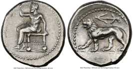 SELEUCID KINGDOM. Seleucus I Nicator, as Satrap (312-281 BC). AR stater (23mm, 15.58 gm, 2h). NGC Choice XF 5/5 - 3/5. Babylon II, the "Native" or "Sa...