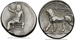 SELEUCID KINGDOM. Seleucus I Nicator, as Satrap (312-281 BC). AR stater (20mm, 15.76 gm, 2h). NGC Choice VF 4/5 - 3/5. Babylon II, the "Native" or "Sa...
