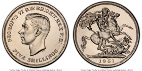 George VI Prooflike Crown 1951 PL65 PCGS, KM880, S-4111. Accompanied by original box of issue. HID09801242017 © 2024 Heritage Auctions | All Rights Re...