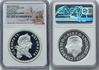 Charles III silver Proof "King Charles II" 5 Pounds (2 oz) 2023 PR69 Ultra Cameo NGC, Mintage: 606. British Monarchs series. First Releases. HID098012...