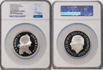 Charles III silver Proof "King Charles II" 10 Pounds (5 oz) 2023 PR70 Ultra Cameo NGC, Mintage: 256. British Monarchs series. First Releases. HID09801...