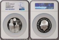 Charles III silver Proof "Han Solo & Chewbacca" 10 Pounds (5 oz) 2024 PR70 Ultra Cameo NGC, Mintage: 310. Star Wars series. First Releases. HID0980124...