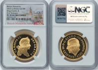 Charles III gold Proof "King Charles II" 100 Pounds (1 oz) 2023 PR70 Ultra Cameo NGC, Mintage: 261. British Monarchs series. First Releases. Accompani...