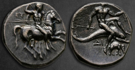 Calabria. Tarentum circa 280-272 BC. Nomos AR