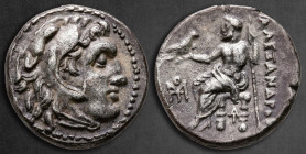 Kings of Macedon. Magnesia ad Maeandrum. Antigonos I Monophthalmos 320-301 BC. In the name and types of Alexander III. Drachm AR
