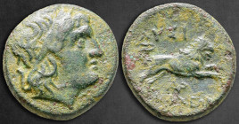 The Thracian Chersonese. Lysimacheia circa 309-281 BC. Bronze Æ